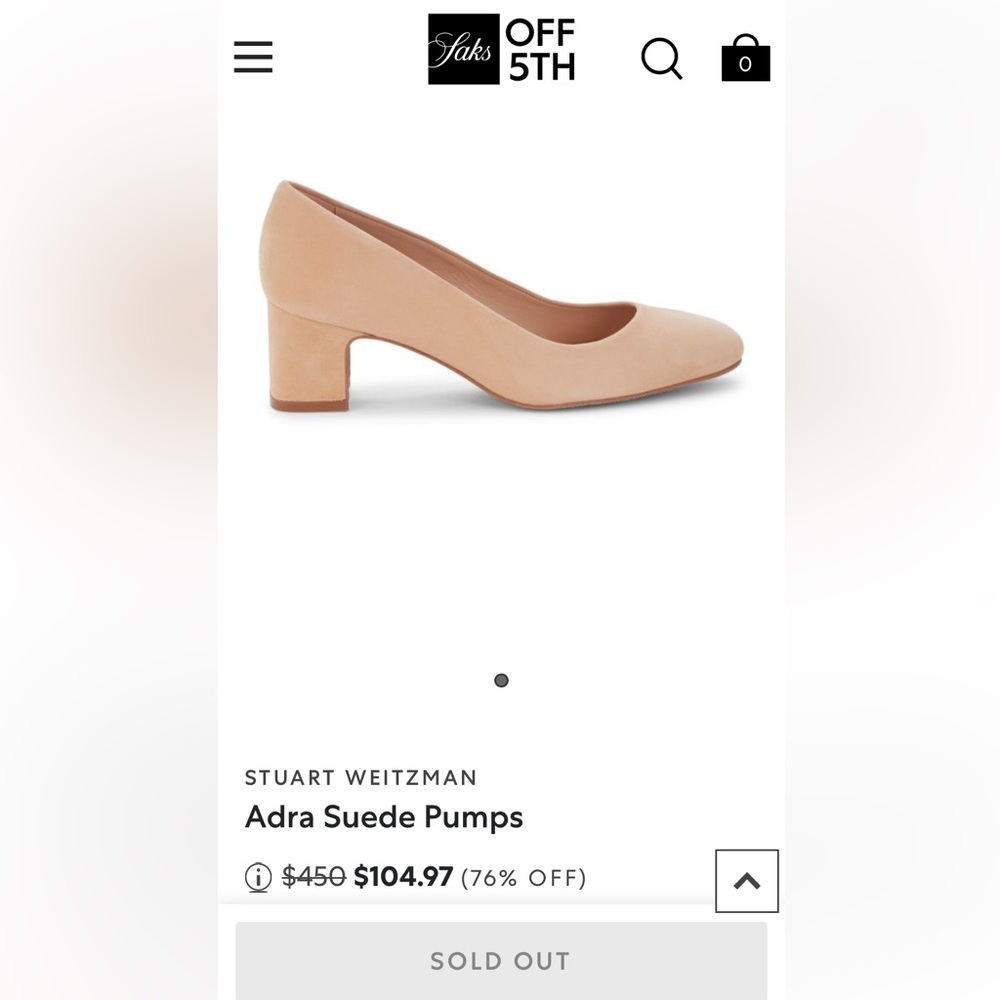 Stuart Weitzman Adra Suede Beige Block Heel Pumps